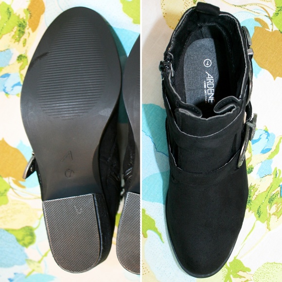 Double Buckle Western Ankle Boots NWT - Picture 5 of 8